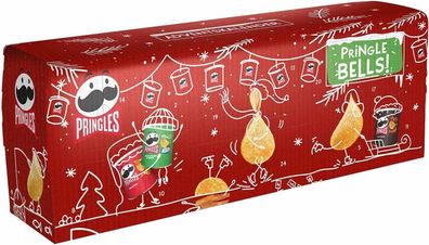 Pringles Adventskalender 2024, Chips Advent Kalender, Knabberspaß, Snack