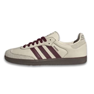 Adidas Samba OG Wonder White Maroon (W)