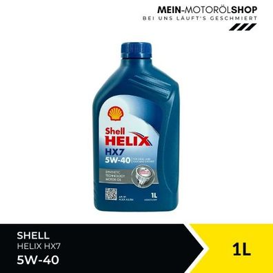 Shell Helix HX7 5W-40 1 Liter