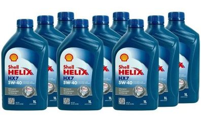 Shell Helix HX7 5W-40 9x1 Liter