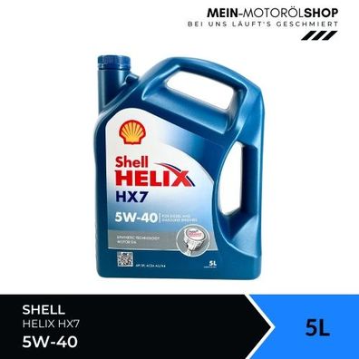 Shell Helix HX7 5W-40 5 Liter