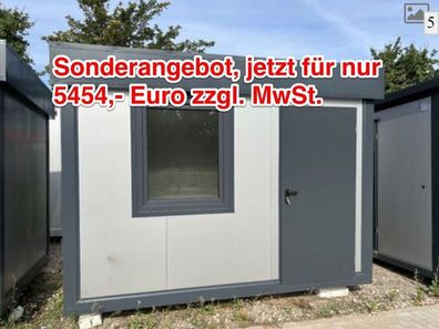 Bürocontainer Pförtnerhaus 3,50x2,20 Meter