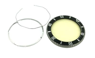 Citizen Marine | Registerring Lünette Edelstahl schwarz | NB6021-17E