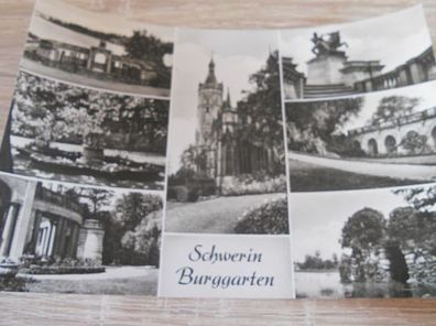 4884 / Ansichtskarte - Schwerin Burggarten
