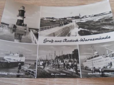 4886 / Ansichtskarte - Gruß aus Rostock Warnemünde