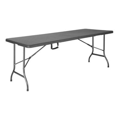 Bolero Rattan Buffettisch ist klappbar mit rechteckiger Tischplatte 1829x743x728
