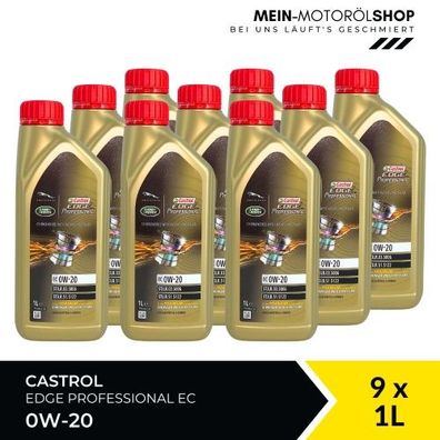 Castrol Edge Professional EC 0W-20 9x1 Liter