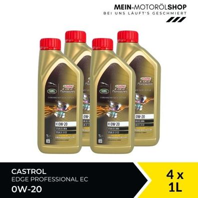 Castrol Edge Professional EC 0W-20 4x1 Liter