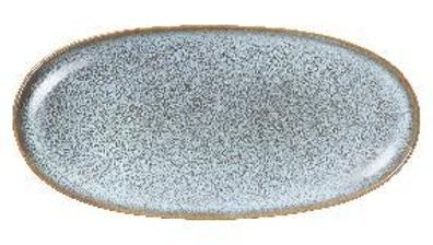 ASA Vorteilset 4 Stück Aperitifteller, oval, denim 20 x 10 cm, H. 2,2 cm 27121118