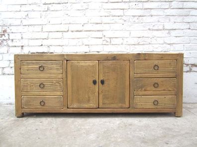 China Lowboard Kommode fér TV Flachbildschirm sechs Schébe Landhausstil