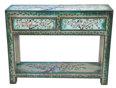 India blaugraue kleine Anrichte Kommode shabby chic. Luxury-Park