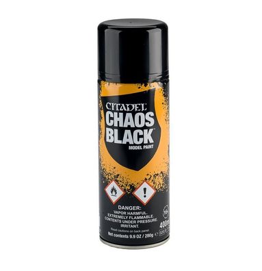 Games Workshop Grundierspray Colour Chaos Black schwarz (400ml) 62-02