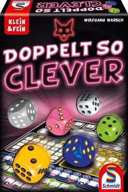 Schmidt Spiele 49357 Doppelt so clever, Würfelspiel aus der Serie Klein & Fein