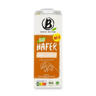 Bio Haferdrink ohne Zucker