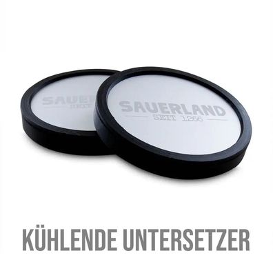 Pullenkühler - Kühlender Bierdeckel 2 St