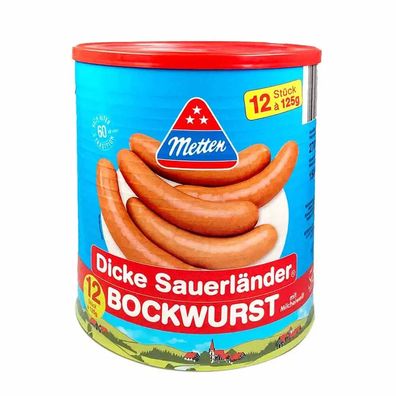 Dicke Sauerländer Bockwurst 12x125g