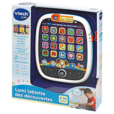 VTech Baby Lumi Tablet - Französisch Lernspielzeug für 9-36 Monate