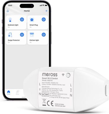 Meross Universal WiFi Switch – Smart Home Fernbedienung für Haushaltsgeräte