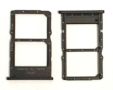 Sim Simkarten Halter Holder Adapter Tray Schlitten Schwarz Huawei P40 Lite