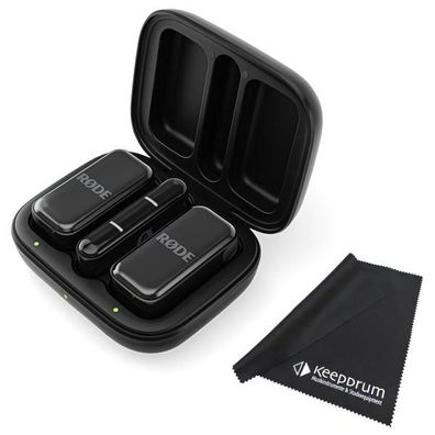 Rode Wireless Micro Drahtloses Mikrofon-System USB-C mit Tuch