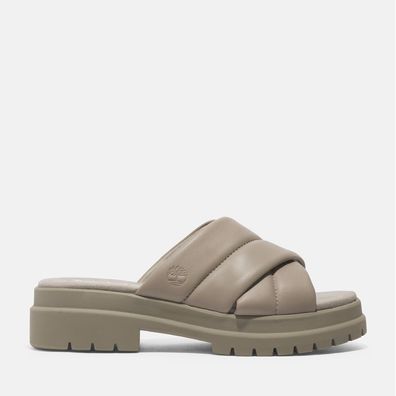 Timberland London Vibe Slide Sandale für Damen - Hellgrau