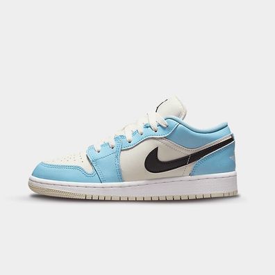 Nike Jordan 1 Low Ice Blue Aluminium UNC Sneaker Damen Herren Jungen 40