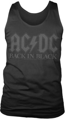 AC/DC Back In Black Tank Top PS-7-ACDC004-H91-9