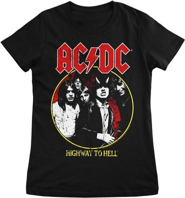 AC/DC Damen Highway To Hell 1979 Tour Girly Tee PS-5-ACDC001-H60-16