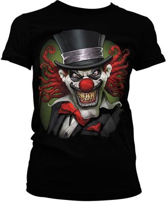 Tokigt Damen Crazy Clown Girly Tee AB-5-19402-L95