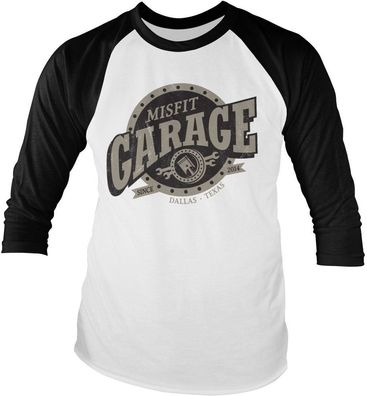 Misfit Garage Piston Sign Baseball Long Sleeve Tee DC-19-MG003-H82-7