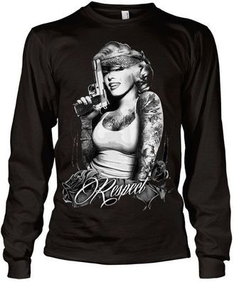 Marilyn Monroe Respect Long Sleeve Tee AB-19-18518-L32