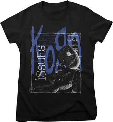 Korn Damen Issues Tracklist Girly Tee PS-5-KORN005-H56-11