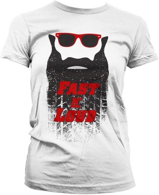 Fast N' Loud Damen Kaufman Beard Girly Tee DC-5-FL001-H81-17