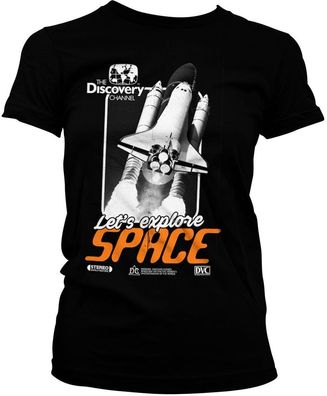 Discovery Channel Damen Space Cover Girly Tee DC-5-DC004-H83-15