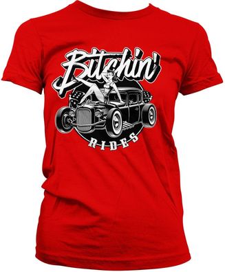 Bitchin' Rides Damen Hot Rod Hot Girls Girly Tee DC-5-BR006-H84-8