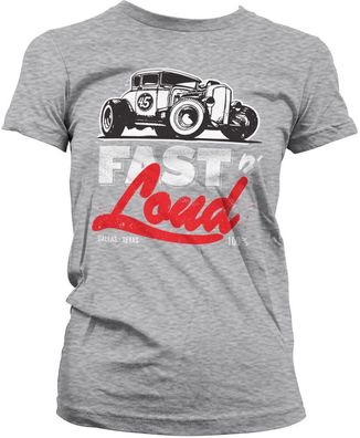 Fast N' Loud Damen Hot Rod Girly Tee DC-5-FL003-H83-7