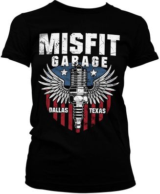 Misfit Garage Damen American Piston Girly Tee DC-5-MG005-H83-13