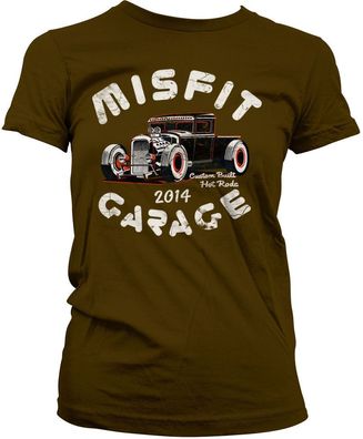 Misfit Garage Damen Power Pick Girly Tee DC-5-MG004-H85-7