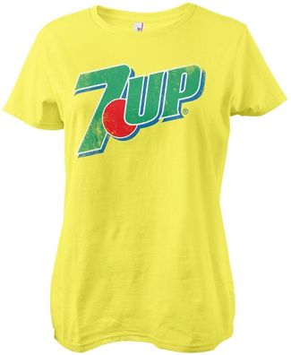 7Up Damen 80s Washed Logo Girly Tee IMG-5-7UP007-H66-5