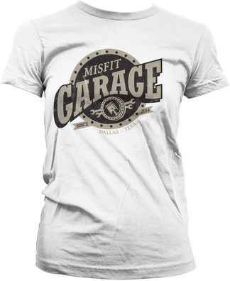 Misfit Garage Damen Piston Sign Girly Tee DC-5-MG003-H82-7