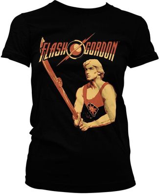 Flash Gordon Damen Retro Girly Tee KF-5-FG002-H67-11