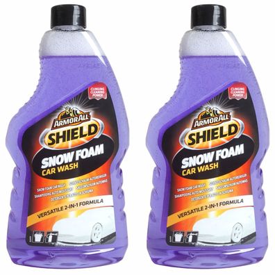 2x Set Armor All Snow-Foam Auto-Shampoo Snowfaom Schaum-Reiniger Auto-Wäsche