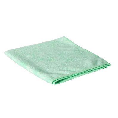 250x AMPri Clean Comfort Mikrofasertuch 40 x 40 grün | Packung (1 Stück)