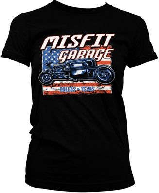 Misfit Garage Damen Old Glory Girly Tee DC-5-MG001-H84-8