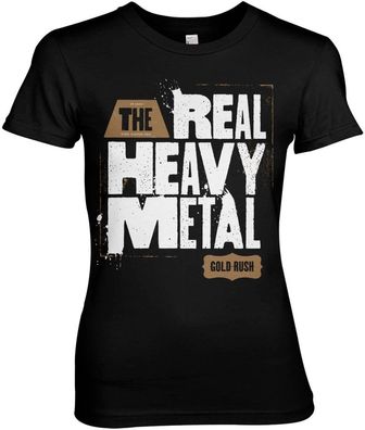 Gold Rush Damen Real Heavy Metal Girly Tee DC-5-GR003-H86-9