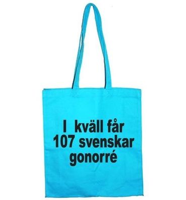 Hybris Ikvall Far 107 Svenskar Gonorre Tote Bag SH-4-10146-H2-2