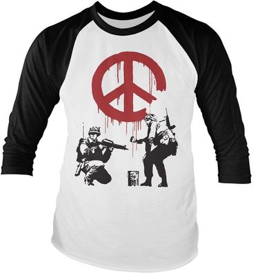 Hybris Soldiers Painting CND Sign Baseball Long Sleeve Tee SH-19-BK001-H33-8