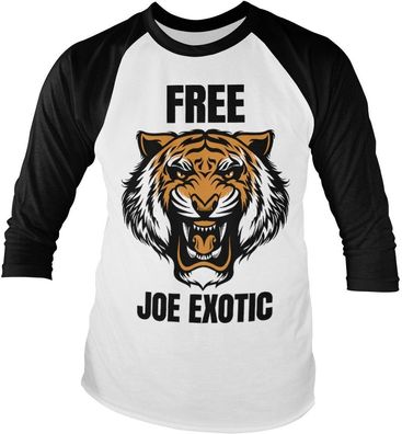 Tokigt Free Joe Exotic Baseball Long Sleeve Tee SH-19-16005-H86-2