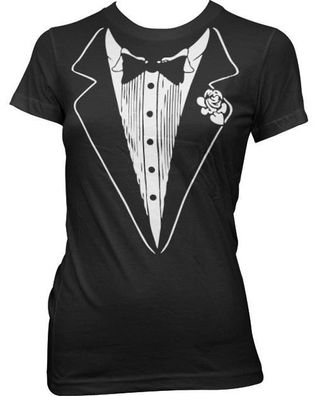 Tokigt Damen Tuxedo Girly T-Shirt SH-5-11092-H1-7