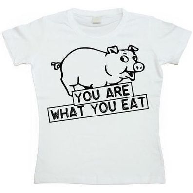 Tokigt Damen You Are What You Eat Girly T-Shirt SH-5-12035-LFH1-5